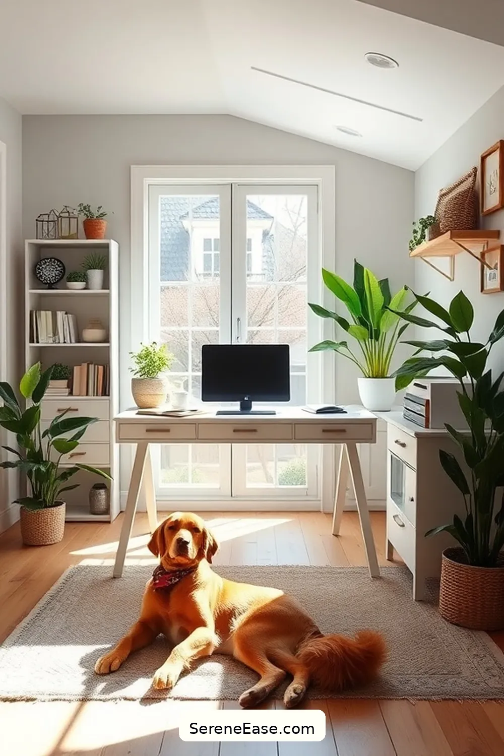 23 Ways to Incorporate Neutral Tones in Your Modern Farmhouse Style Home Office 23 Create a Multi-Functional Space for 23 Ways to Incorporate Neutral Tones in Your Modern Farmhouse Style Home Office