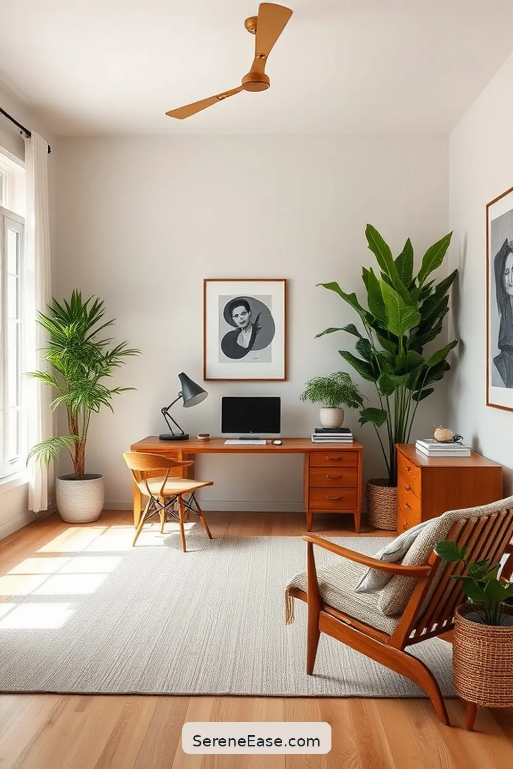 23 Ways to Incorporate Neutral Tones in a Mid-Century Modern Home Office Style 2 Choose a Neutral Color Palette for 23 Ways to Incorporate Neutral Tones in a Mid-Century Modern Home Office Style