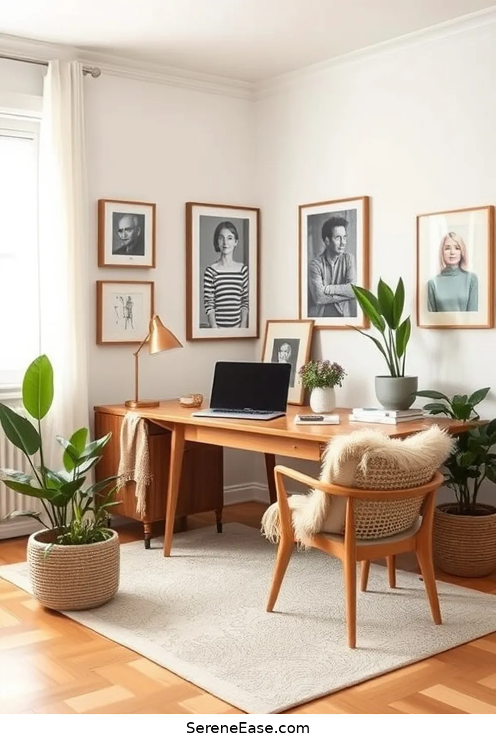 23 Ways to Incorporate Neutral Tones in a Mid-Century Modern Home Office Style 24 Incorporate Personal Touches With Neutral Decor for 23 Ways to Incorporate Neutral Tones in a Mid-Century Modern Home Office Style