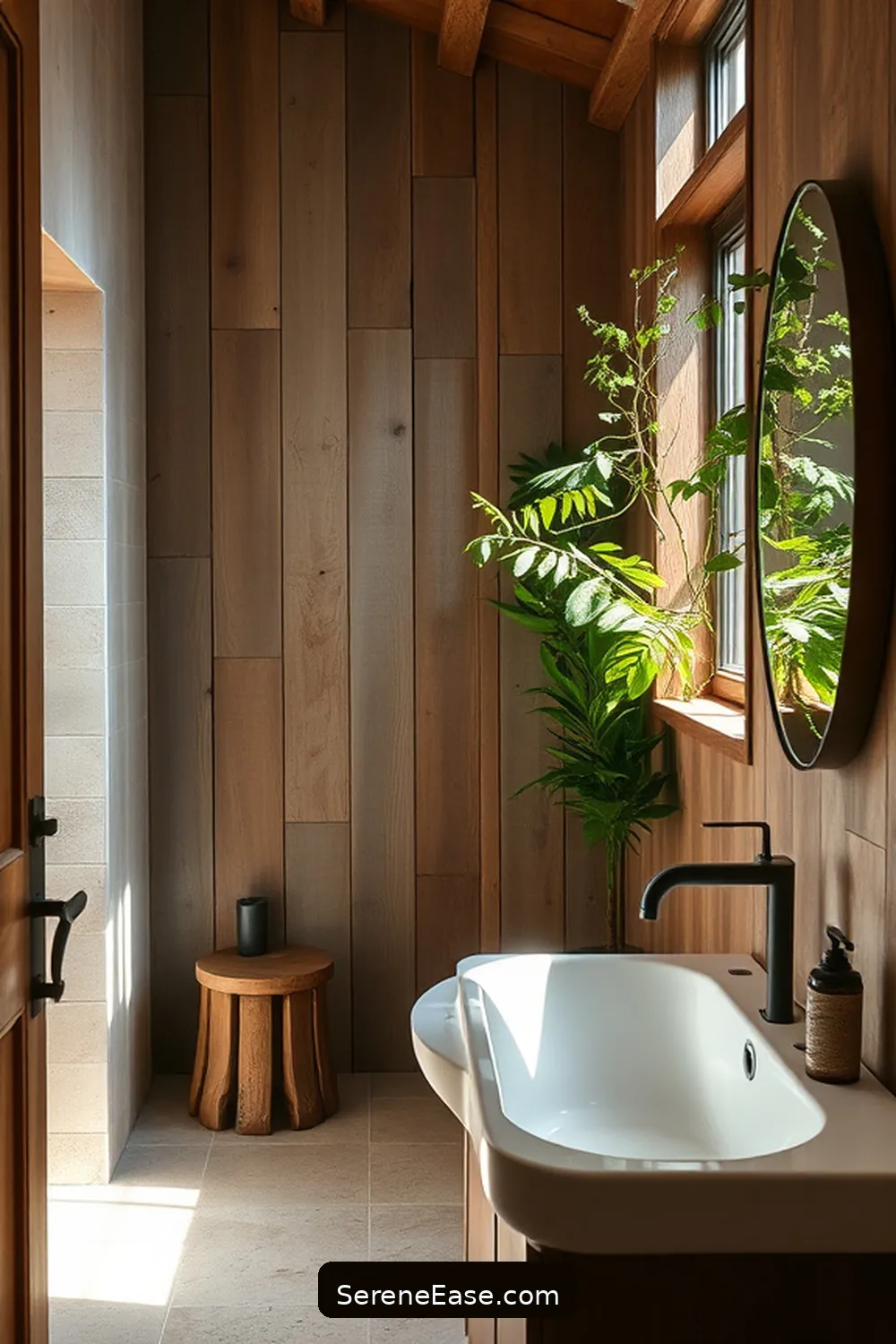 23 Ways to Use Earth Tones in Rustic Bathroom Style Design 24 Embrace a Minimalist Approach for 23 Ways to Use Earth Tones in Rustic Bathroom Style Design