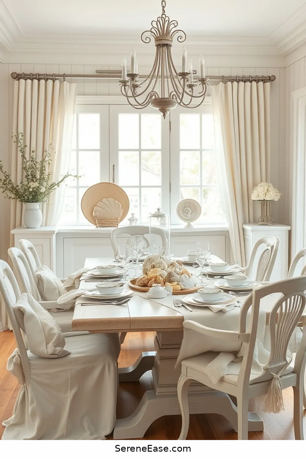 Decorate With Pastel Seashells and Starfish for 23 Ways to Use Pastels in Your Coastal Style Dining Room