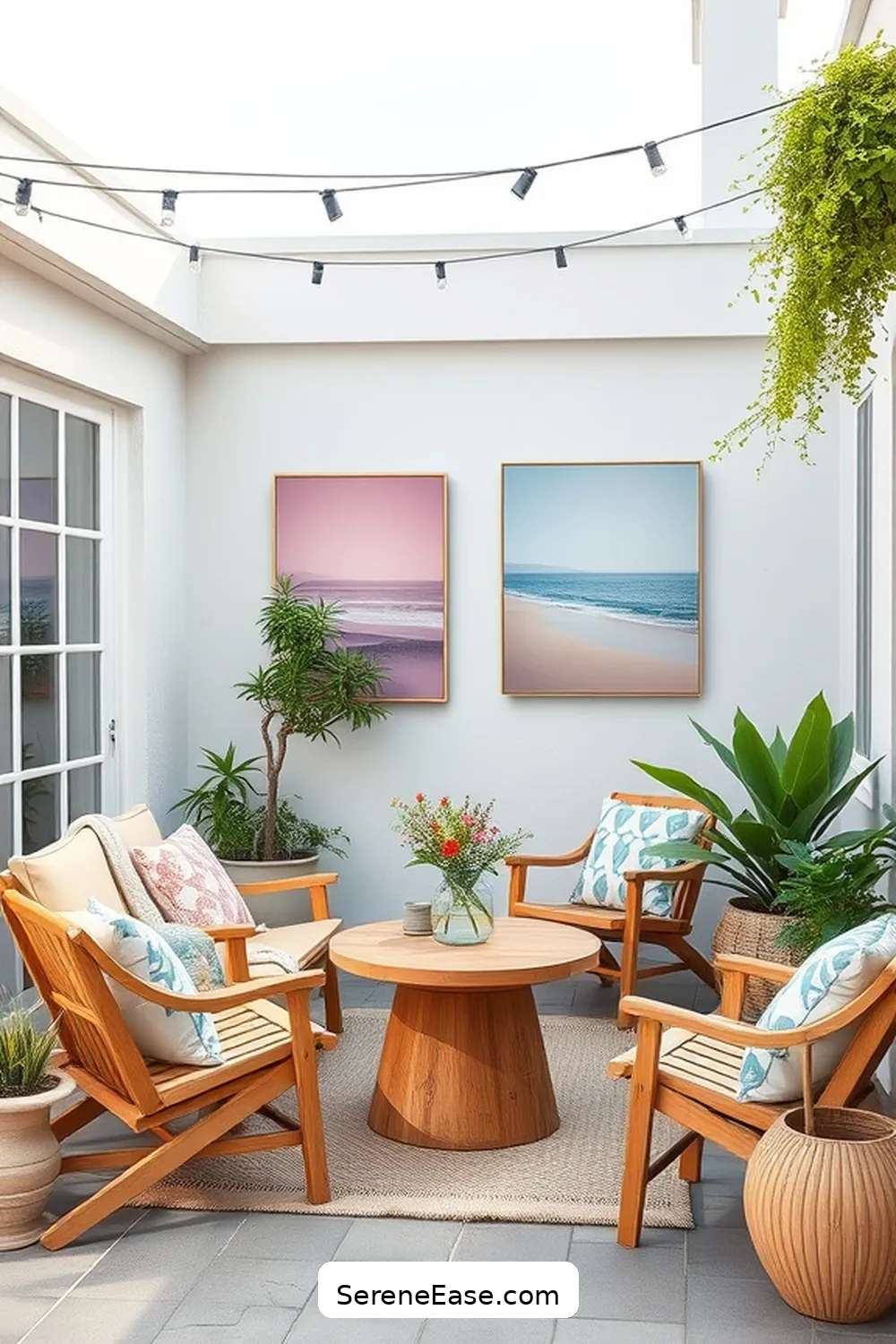 23 Ways to Use Pastels in Your Scandinavian Style Outdoor Patio 19 Add Pastel Wall Art for 23 Ways to Use Pastels in Your Scandinavian Style Outdoor Patio