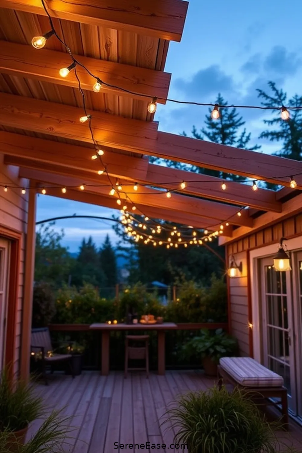 23 Ways to Use Pastels in Your Scandinavian Style Outdoor Patio 8 Hang Pastel String Lights for 23 Ways to Use Pastels in Your Scandinavian Style Outdoor Patio