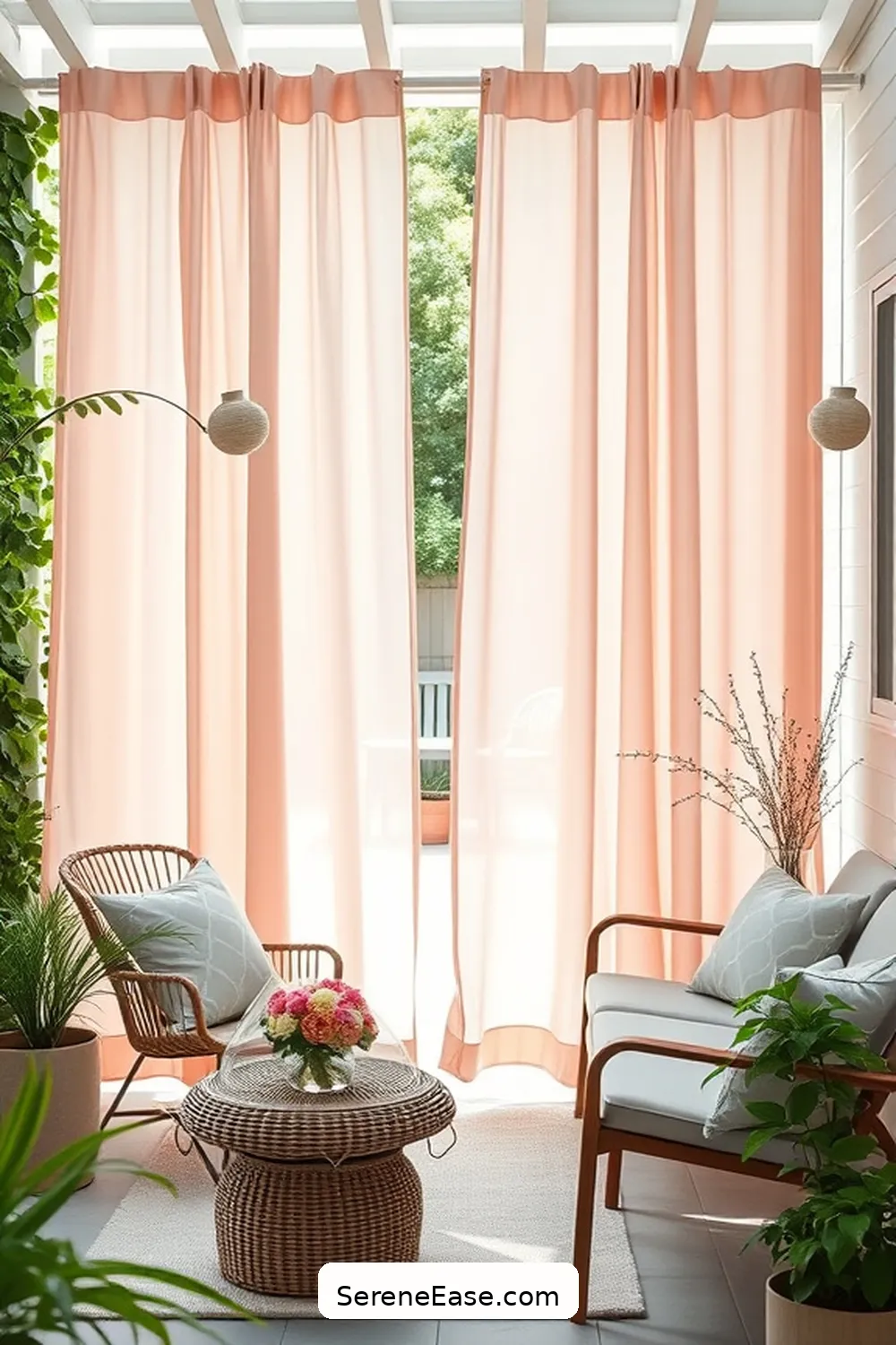 23 Ways to Use Pastels in Your Scandinavian Style Outdoor Patio 17 Select Pastel Outdoor Curtains for 23 Ways to Use Pastels in Your Scandinavian Style Outdoor Patio