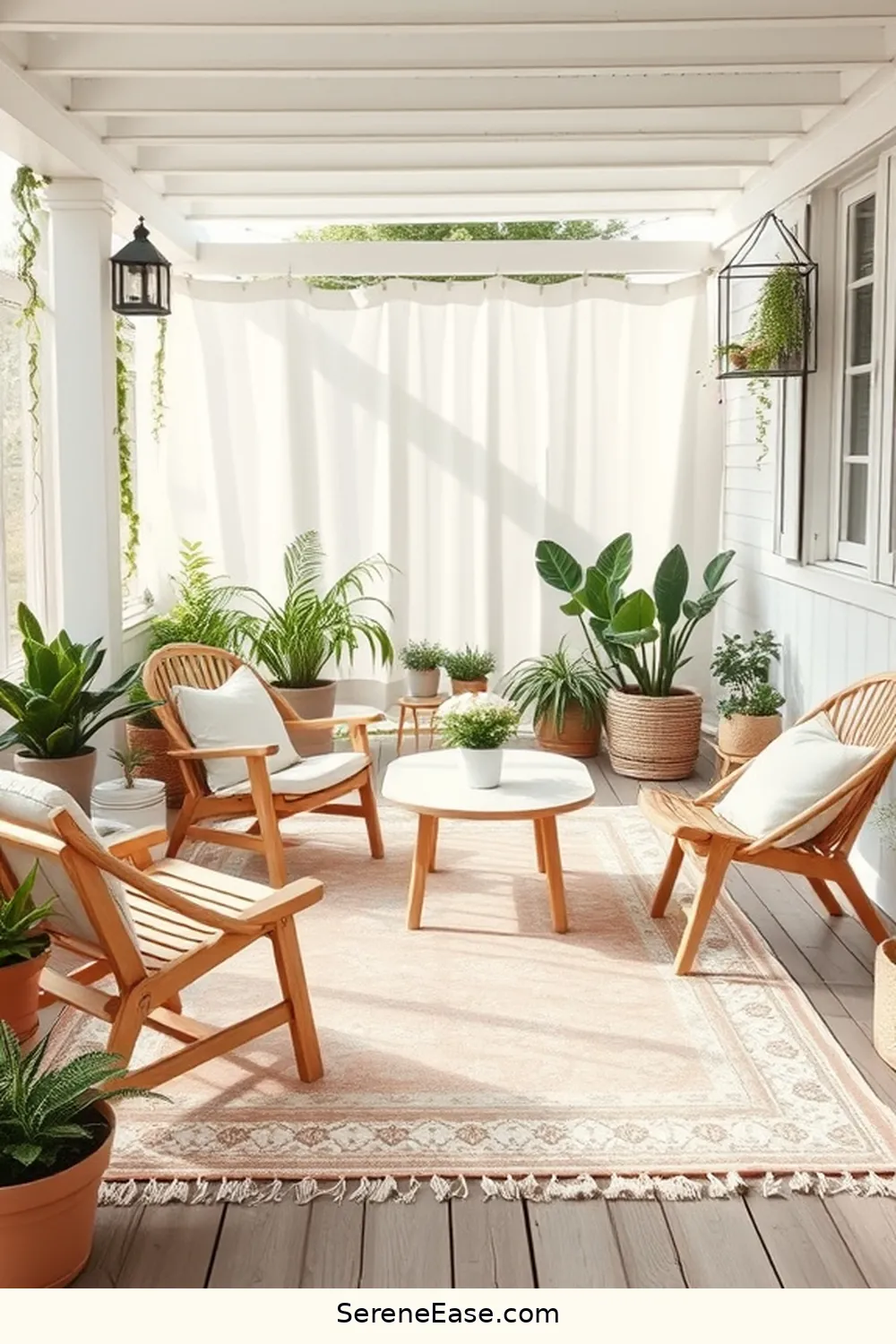 23 Ways to Use Pastels in Your Scandinavian Style Outdoor Patio 4 Use Pastel Outdoor Rugs for 23 Ways to Use Pastels in Your Scandinavian Style Outdoor Patio