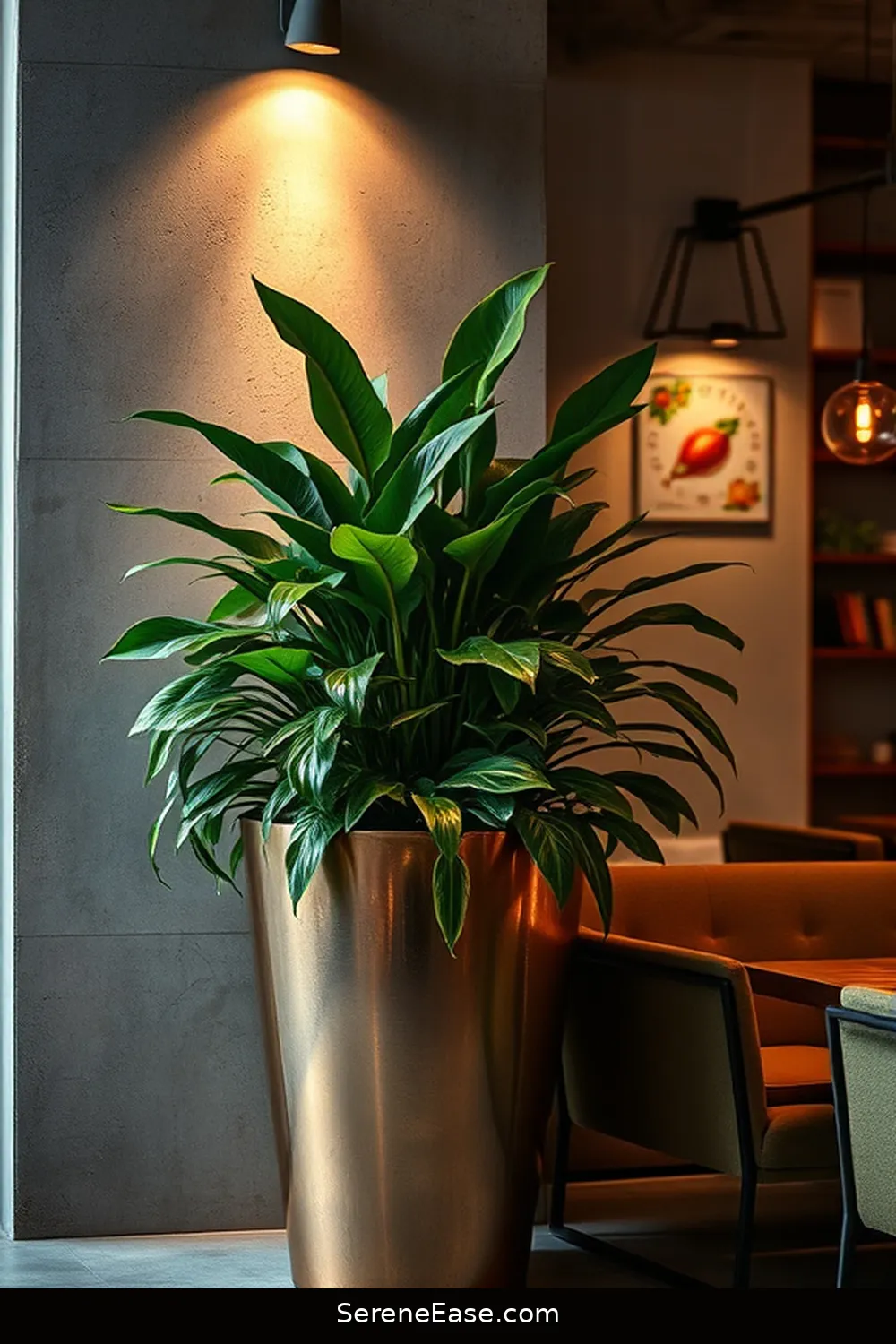 24 Stunning Metallic Accents for Your Industrial Style Living Room 16 Bronze Planters for 24 Stunning Metallic Accents for Your Industrial Style Living Room