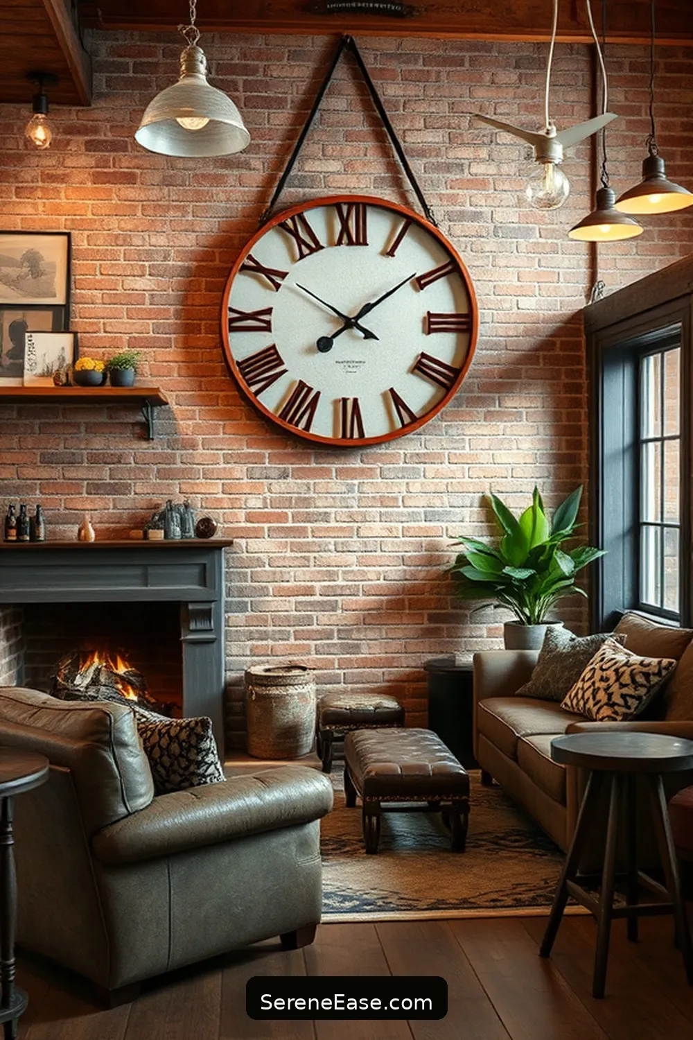 24 Stunning Metallic Accents for Your Industrial Style Living Room 13 Copper Wall Clocks for 24 Stunning Metallic Accents for Your Industrial Style Living Room