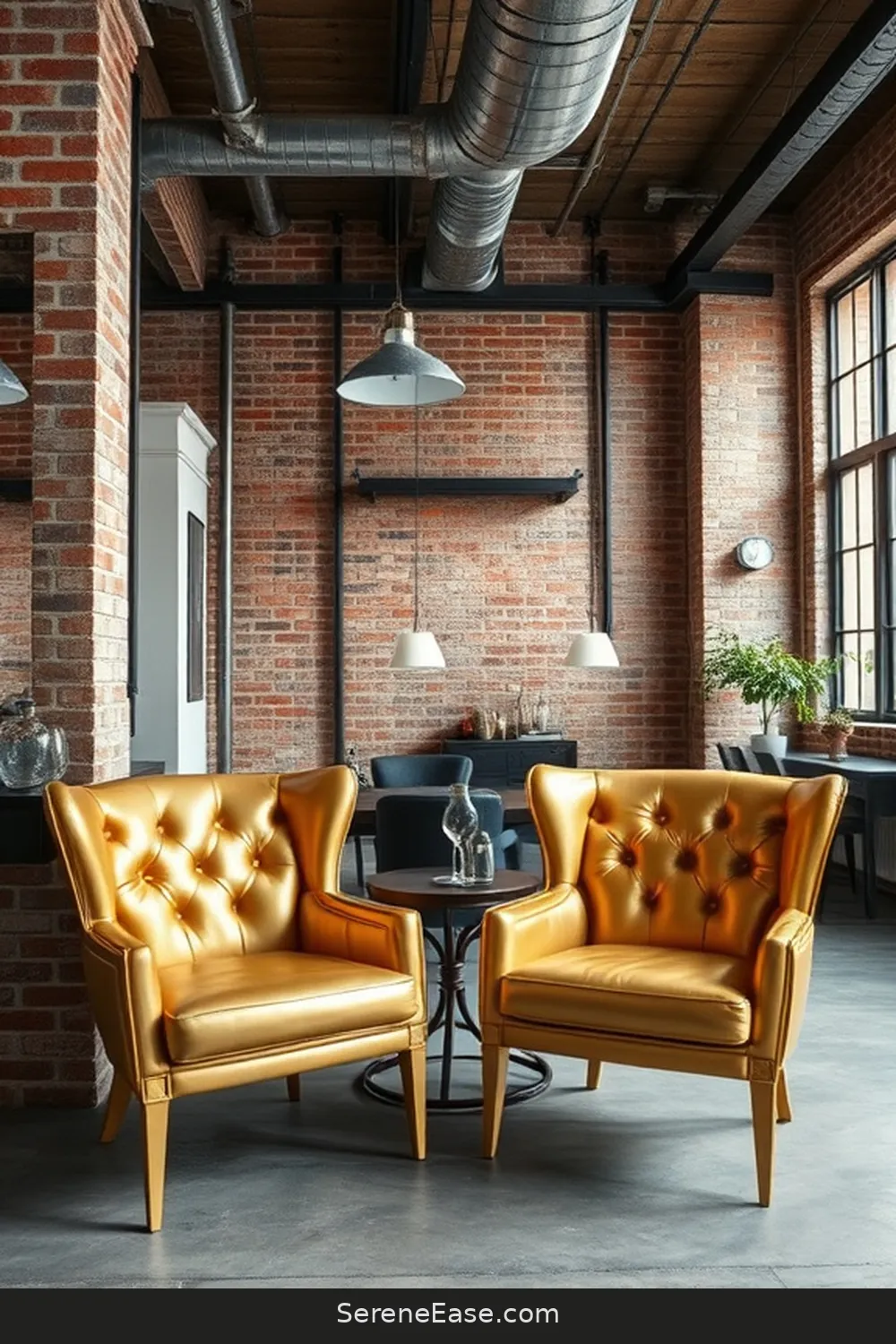 24 Stunning Metallic Accents for Your Industrial Style Living Room 23 Gold Accent Chairs for 24 Stunning Metallic Accents for Your Industrial Style Living Room