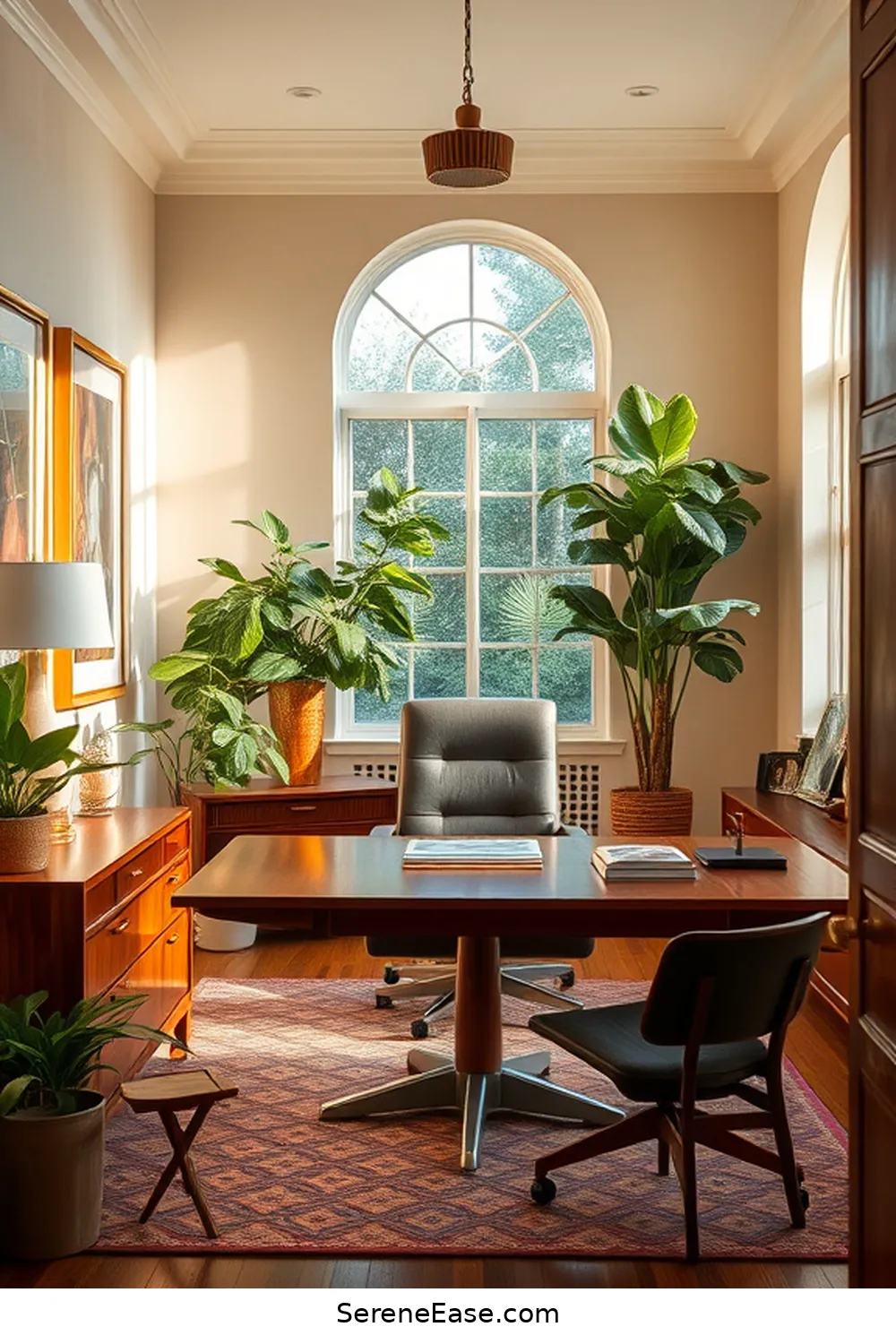24 Stylish Ways to Incorporate Metallic Accents in Your Mid-Century Modern Home Office 5 Gold Picture Frames for 24 Stylish Ways to Incorporate Metallic Accents in Your Mid-Century Modern Home Office