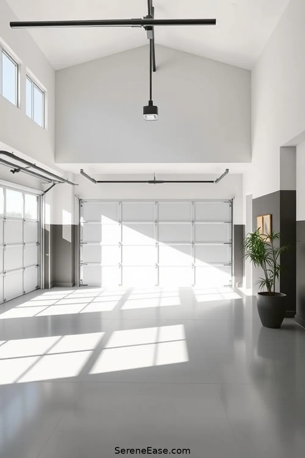 24 Ways to Achieve Monochromatic Garage in Modern Farmhouse Style 12 Create a Color-Blocked Design for 24 Ways to Achieve Monochromatic Garage in Modern Farmhouse Style