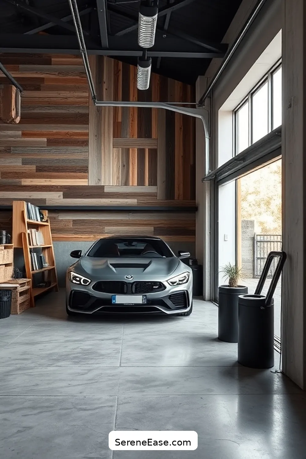 24 Ways to Achieve Monochromatic Garage in Modern Farmhouse Style 3 Incorporate Textured Materials for 24 Ways to Achieve Monochromatic Garage in Modern Farmhouse Style
