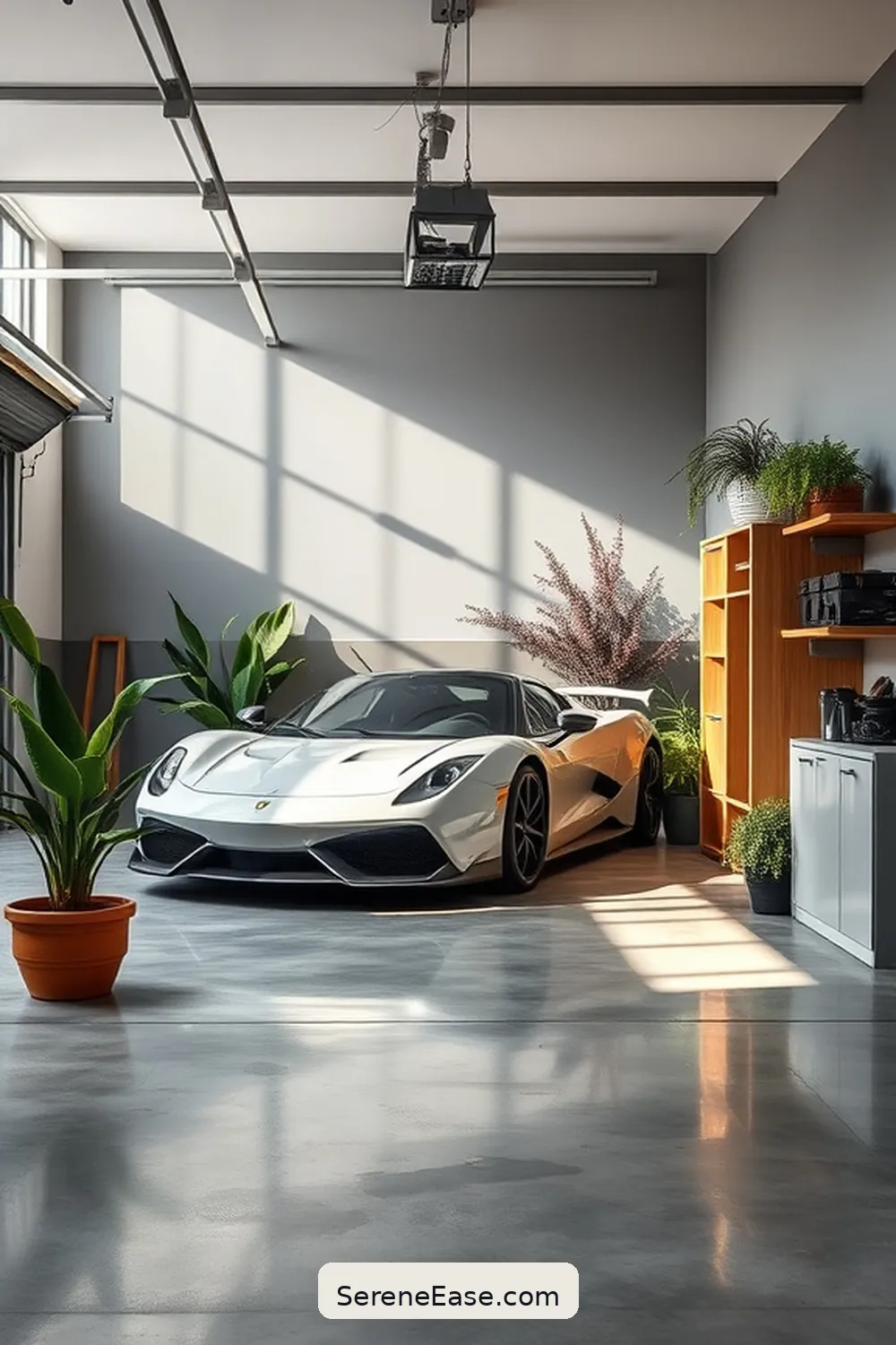 24 Ways to Achieve Monochromatic Garage in Modern Farmhouse Style 4 Use Different Shades of the Same Color for 24 Ways to Achieve Monochromatic Garage in Modern Farmhouse Style