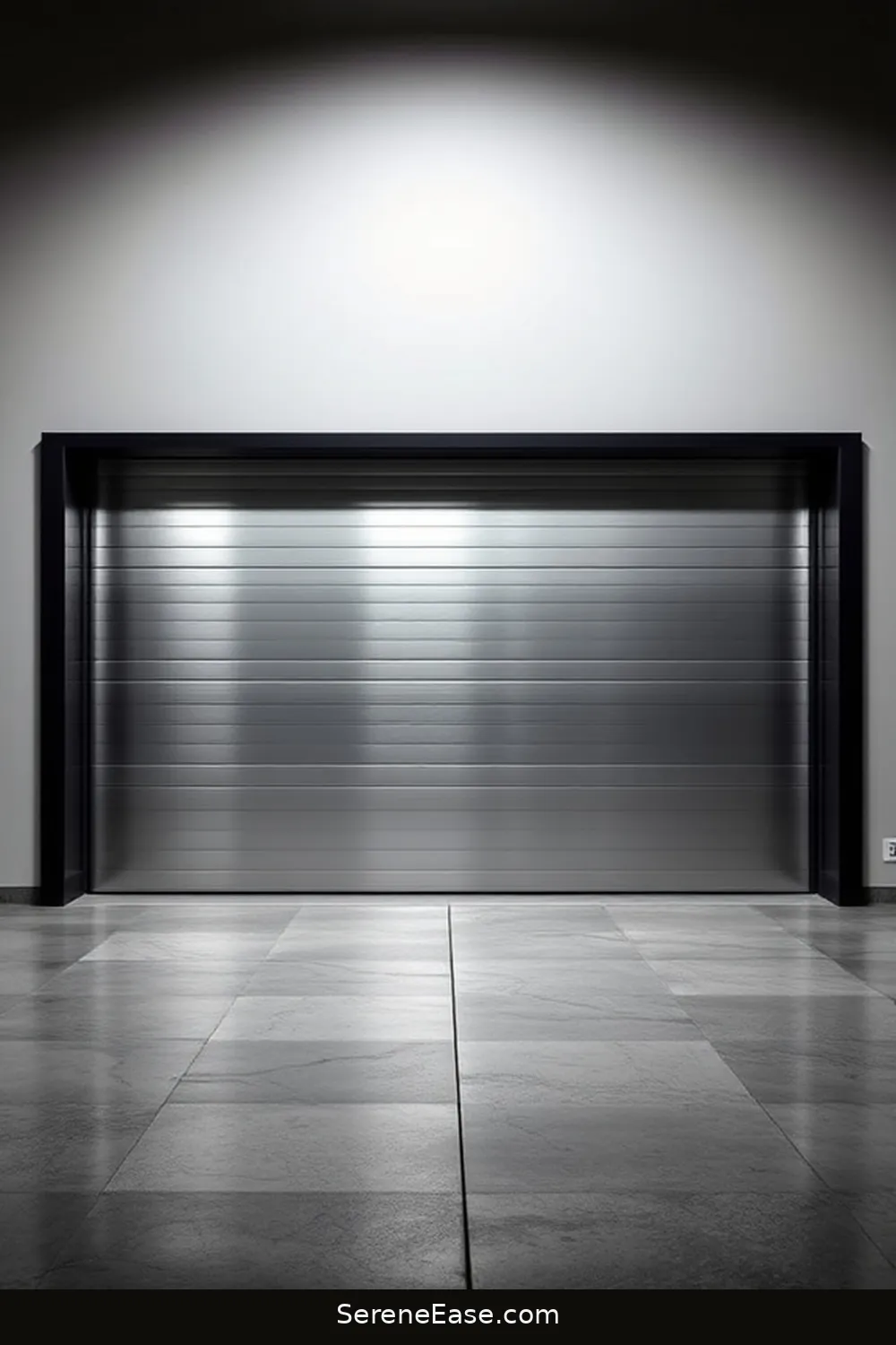 24 Ways to Add Metallic Accents in a Minimalist Garage Style 8 Metallic Garage Door for 24 Ways to Add Metallic Accents in a Minimalist Garage Style