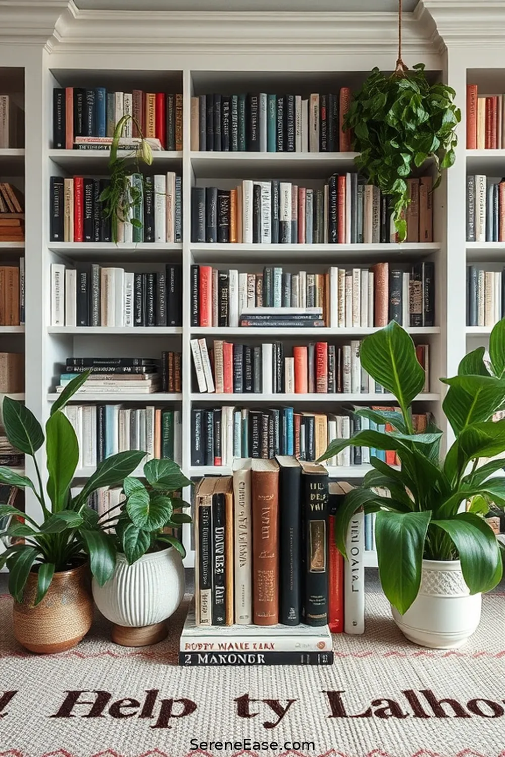24 Ways to Embrace Monochromatic Library Bohemian Style 14 Choose Unique Bookends for 24 Ways to Embrace Monochromatic Library Bohemian Style