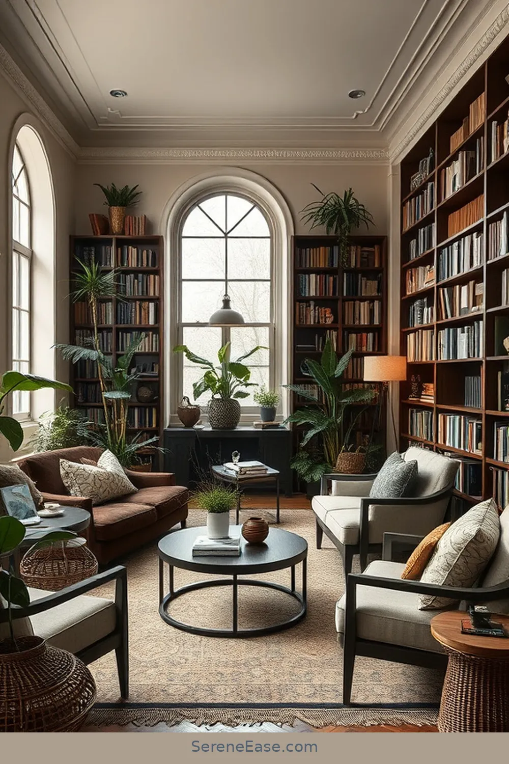 24 Ways to Embrace Monochromatic Library Bohemian Style 6 Select Statement Furniture for 24 Ways to Embrace Monochromatic Library Bohemian Style