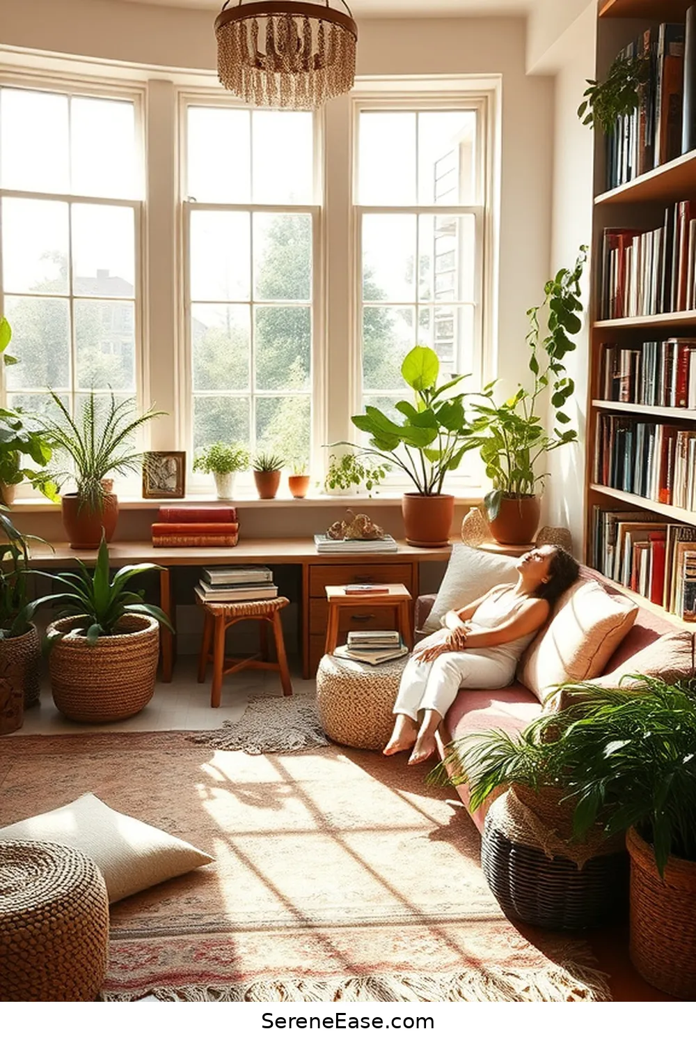 24 Ways to Embrace Monochromatic Library Bohemian Style 5 Utilize Natural Lighting for 24 Ways to Embrace Monochromatic Library Bohemian Style