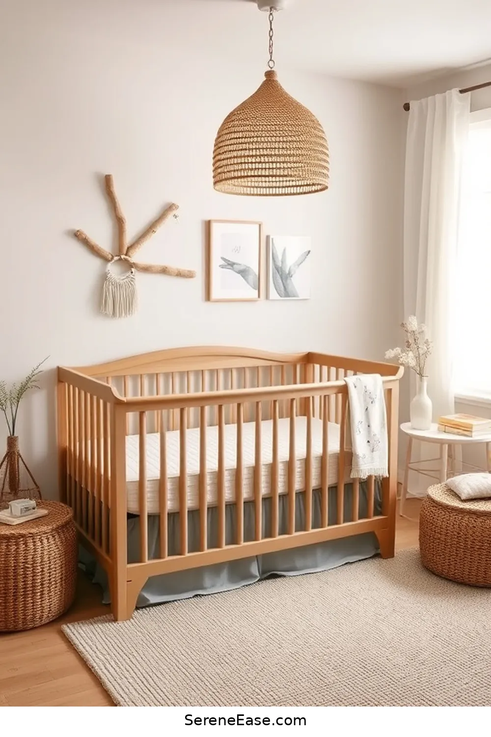 24 Ways to Incorporate Earth Tones in Coastal Nursery Style 23 Choose a Neutral Crib Mattress for 24 Ways to Incorporate Earth Tones in Coastal Nursery Style
