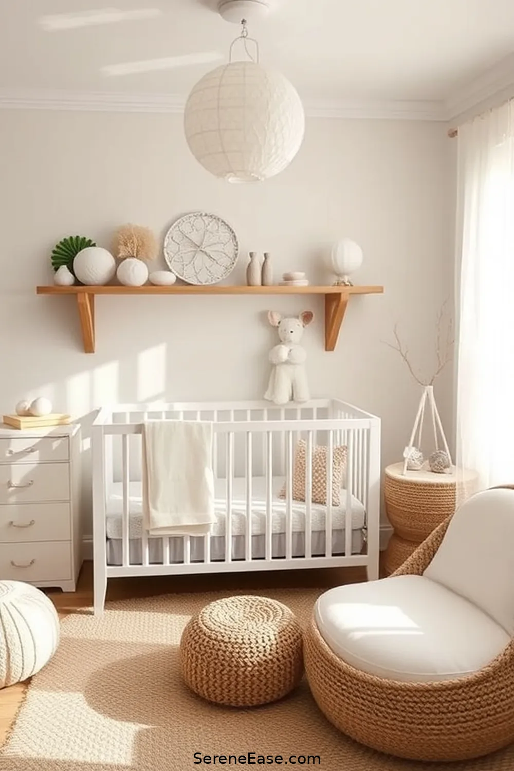 24 Ways to Incorporate Earth Tones in Coastal Nursery Style 15 Incorporate Stone or Pebble Decor for 24 Ways to Incorporate Earth Tones in Coastal Nursery Style