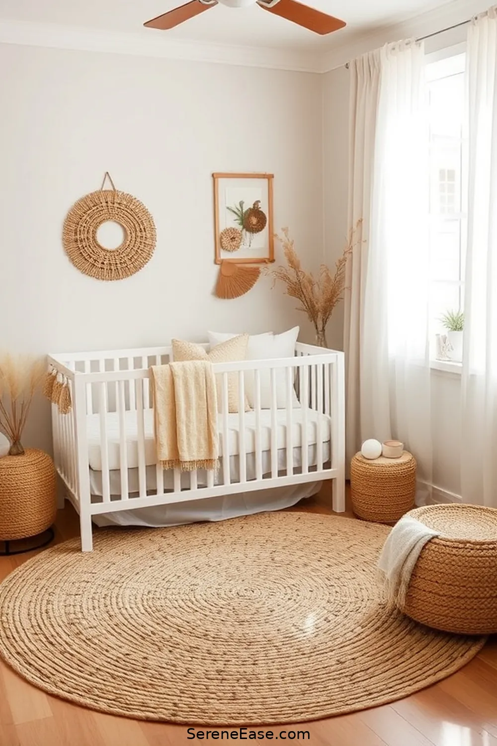 24 Ways to Incorporate Earth Tones in Coastal Nursery Style 10 Opt for Jute or Sisal Rugs for 24 Ways to Incorporate Earth Tones in Coastal Nursery Style