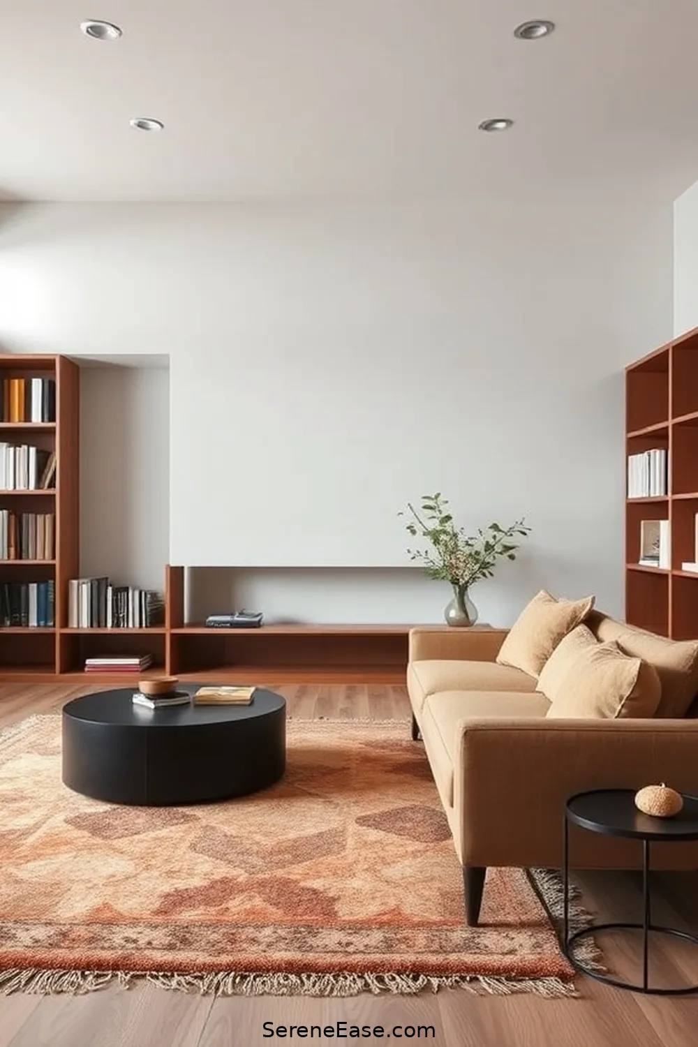 24 Ways to Incorporate Earth Tones in Minimalist Library Style 16 Choose Minimalist Furniture Designs for 24 Ways to Incorporate Earth Tones in Minimalist Library Style