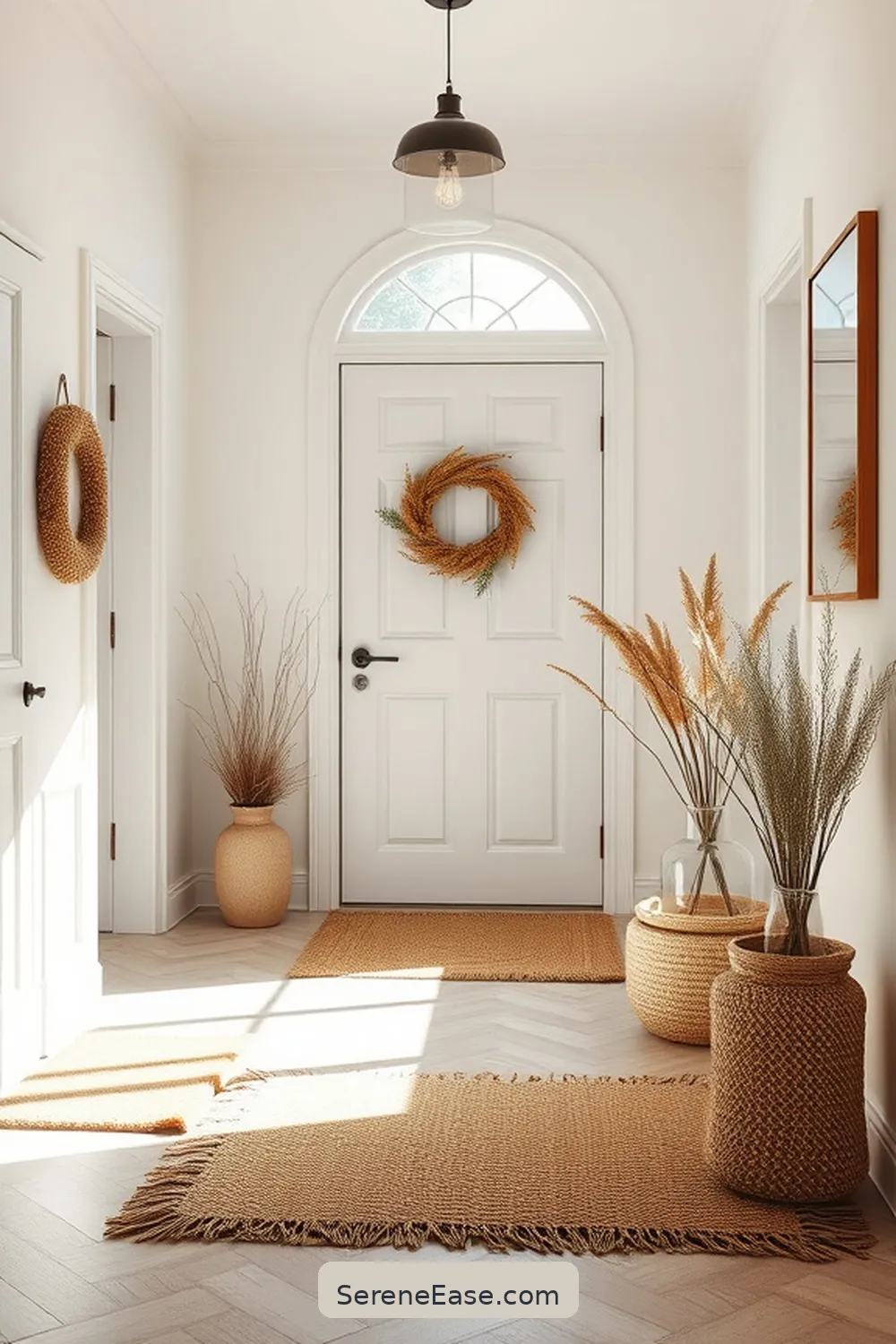 Use Neutral-Colored Door Mats for 24 Ways to Incorporate Earth Tones in Scandinavian Style Entryways