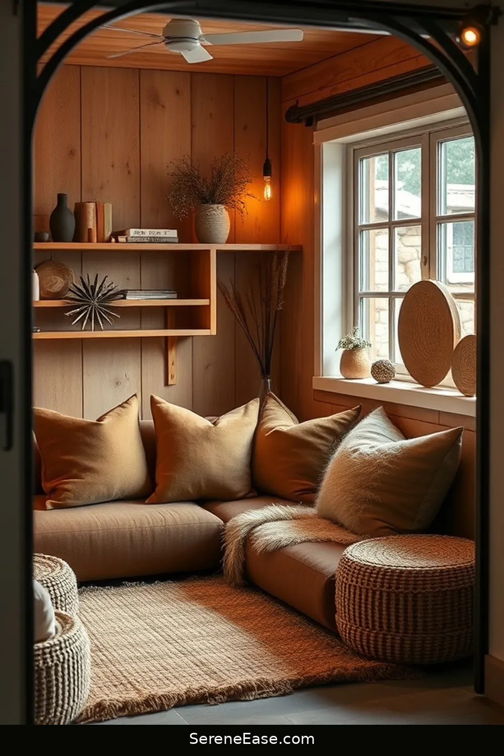 24 Ways to Incorporate Earth Tones in Scandinavian Style Garage 19 Create a Cozy Reading Nook for 24 Ways to Incorporate Earth Tones in Scandinavian Style Garage