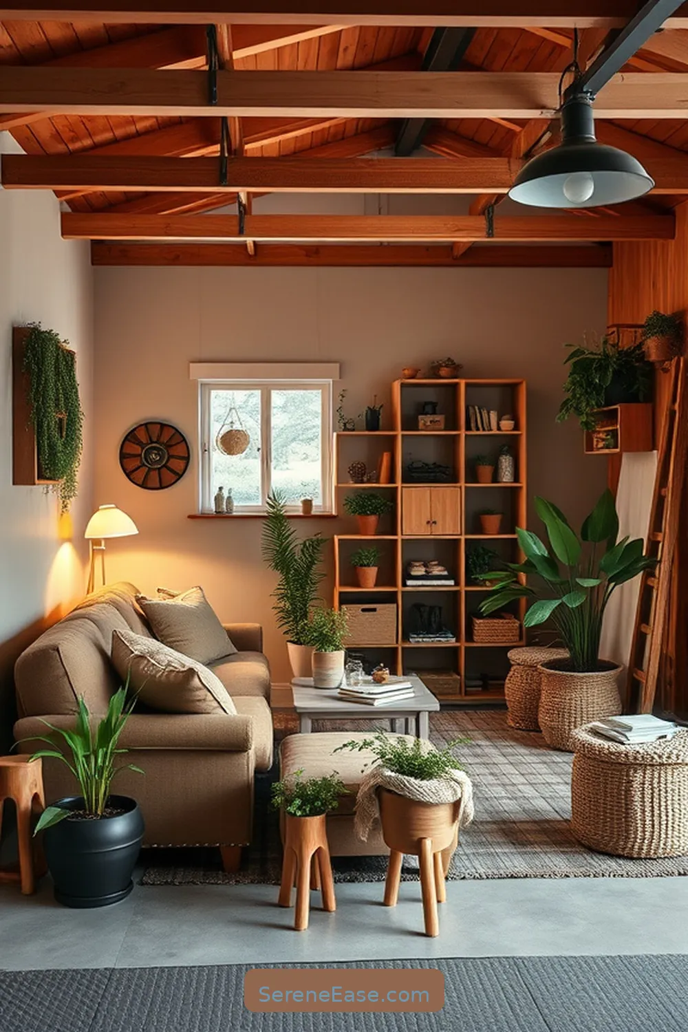 24 Ways to Incorporate Earth Tones in Scandinavian Style Garage 20 Use Multi-functional Furniture for 24 Ways to Incorporate Earth Tones in Scandinavian Style Garage