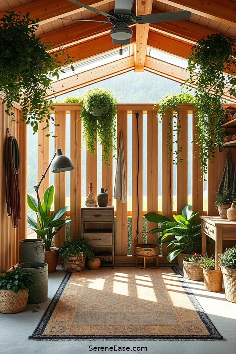 24 Ways to Incorporate Earth Tones in Scandinavian Style Garage 24 Use Natural Dividers to Define Spaces for 24 Ways to Incorporate Earth Tones in Scandinavian Style Garage