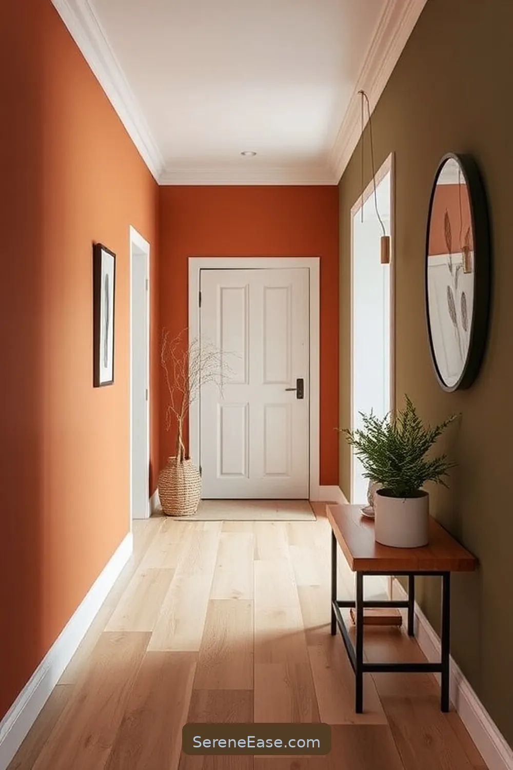 24 Ways to Incorporate Earth Tones in Scandinavian Style Hallways 2 Choose Earthy Wall Colors for 24 Ways to Incorporate Earth Tones in Scandinavian Style Hallways
