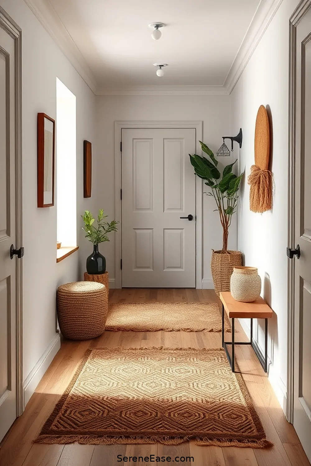 24 Ways to Incorporate Earth Tones in Scandinavian Style Hallways 3 Incorporate Textured Rugs for 24 Ways to Incorporate Earth Tones in Scandinavian Style Hallways