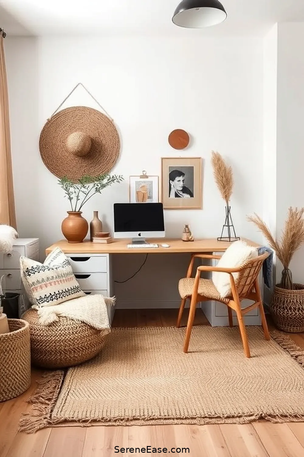 24 Ways to Incorporate Earth Tones in Your Scandinavian Style Home Office 18 Mix and Match Textures for 24 Ways to Incorporate Earth Tones in Your Scandinavian Style Home Office