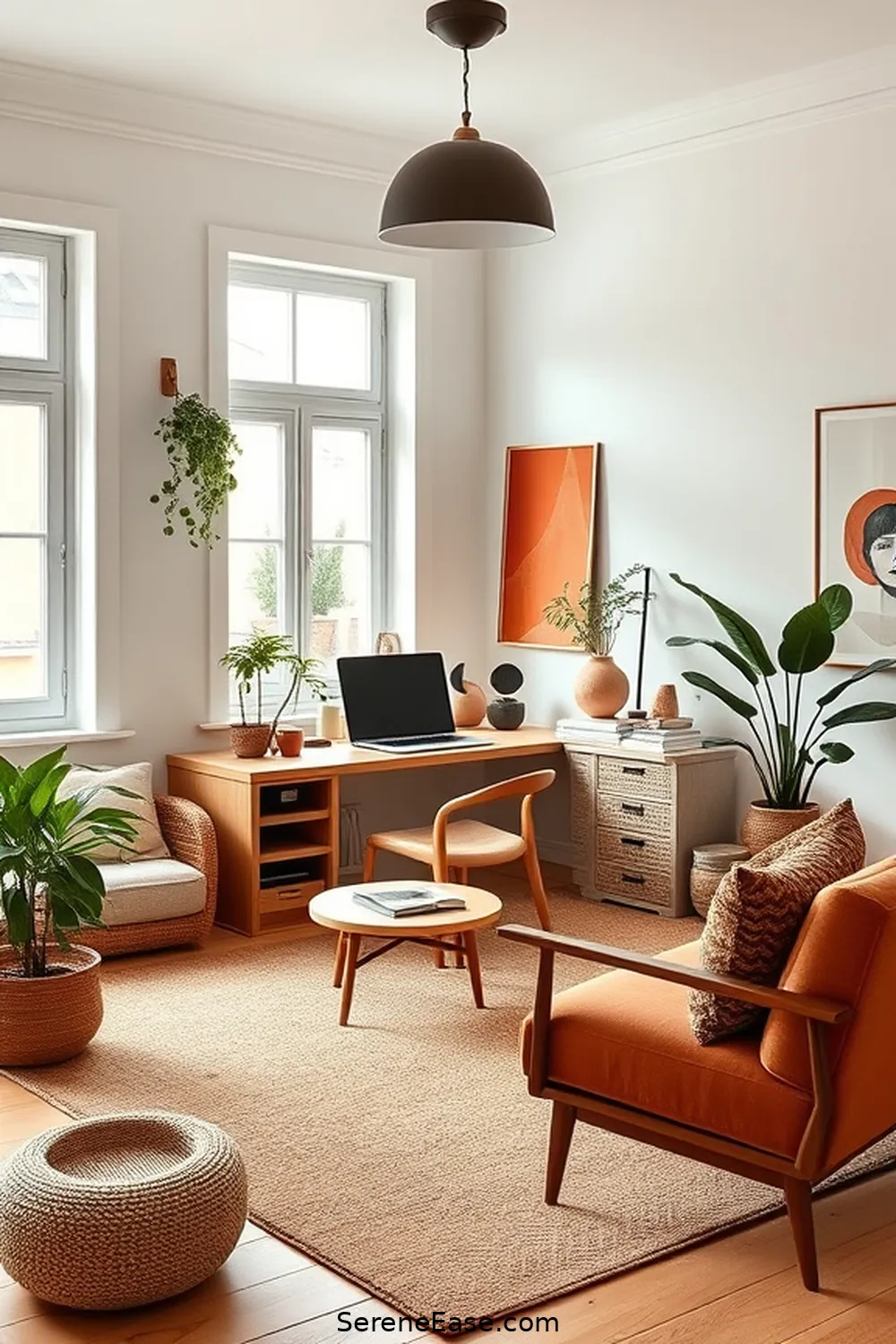 24 Ways to Incorporate Earth Tones in Your Scandinavian Style Home Office 6 Select Terracotta Accents for 24 Ways to Incorporate Earth Tones in Your Scandinavian Style Home Office