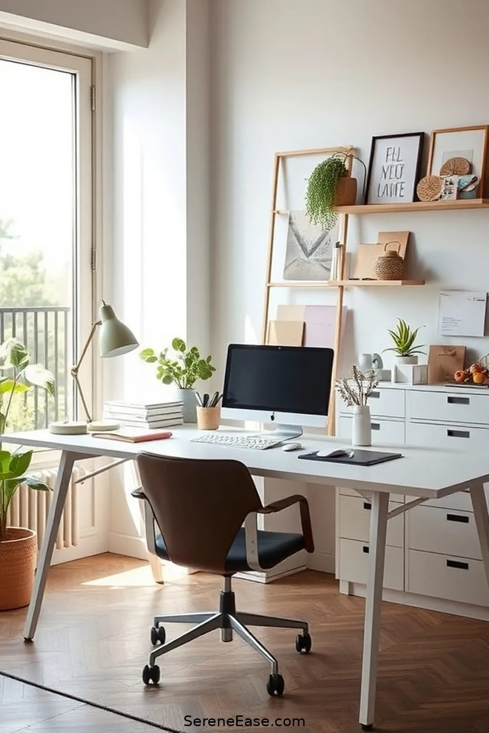 24 Ways to Incorporate Earth Tones in Your Scandinavian Style Home Office 22 Use Colorful Office Supplies for 24 Ways to Incorporate Earth Tones in Your Scandinavian Style Home Office