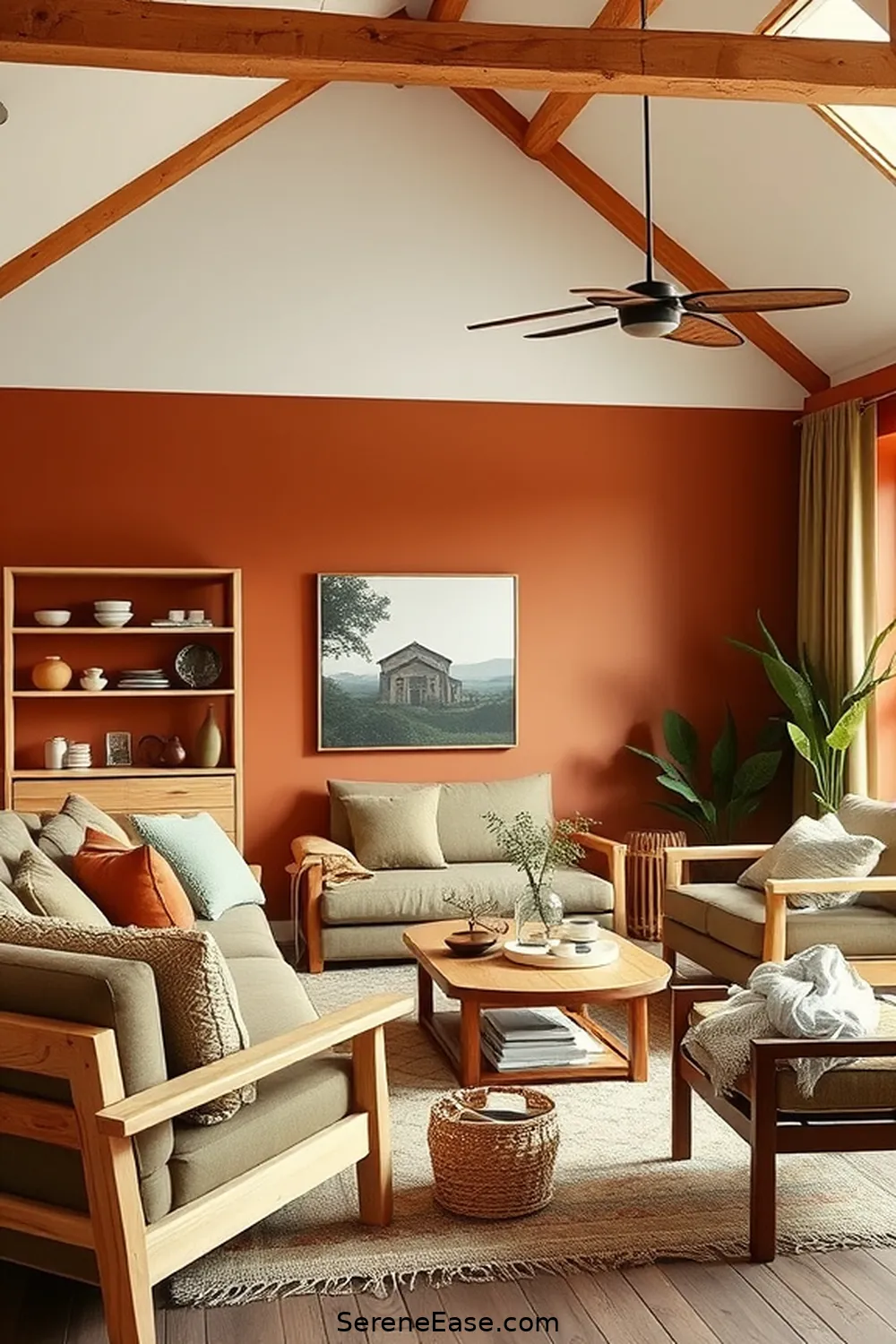 24 Ways to Incorporate Earth Tones in a Scandinavian Style Living Room 13 Choose Earth Tone Paints for 24 Ways to Incorporate Earth Tones in a Scandinavian Style Living Room