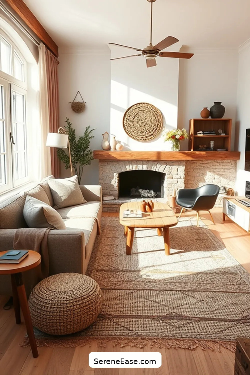 24 Ways to Incorporate Earth Tones in a Scandinavian Style Living Room 23 Integrate Rustic Elements for 24 Ways to Incorporate Earth Tones in a Scandinavian Style Living Room