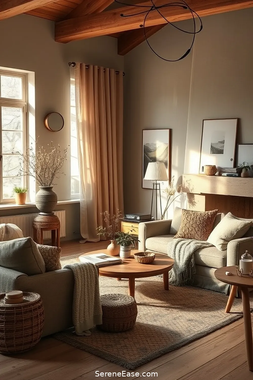 24 Ways to Incorporate Earth Tones in a Scandinavian Style Living Room 6 Opt for Warm Lighting for 24 Ways to Incorporate Earth Tones in a Scandinavian Style Living Room