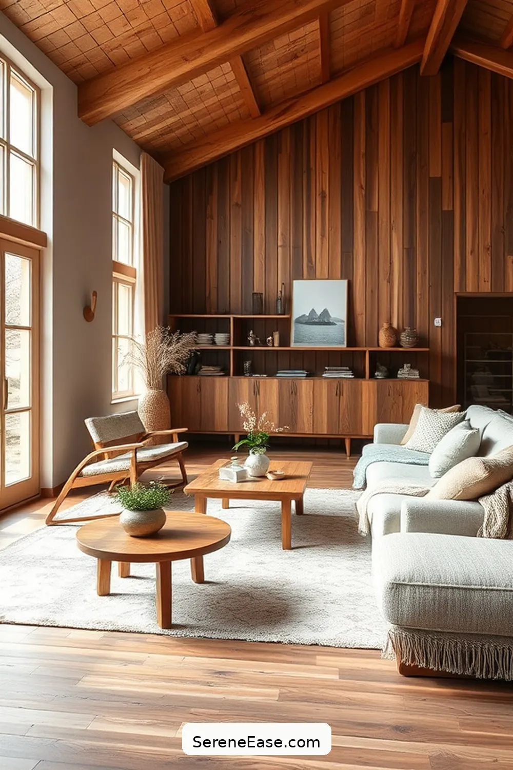 24 Ways to Incorporate Earth Tones in a Scandinavian Style Living Room 7 Select Wooden Furniture for 24 Ways to Incorporate Earth Tones in a Scandinavian Style Living Room