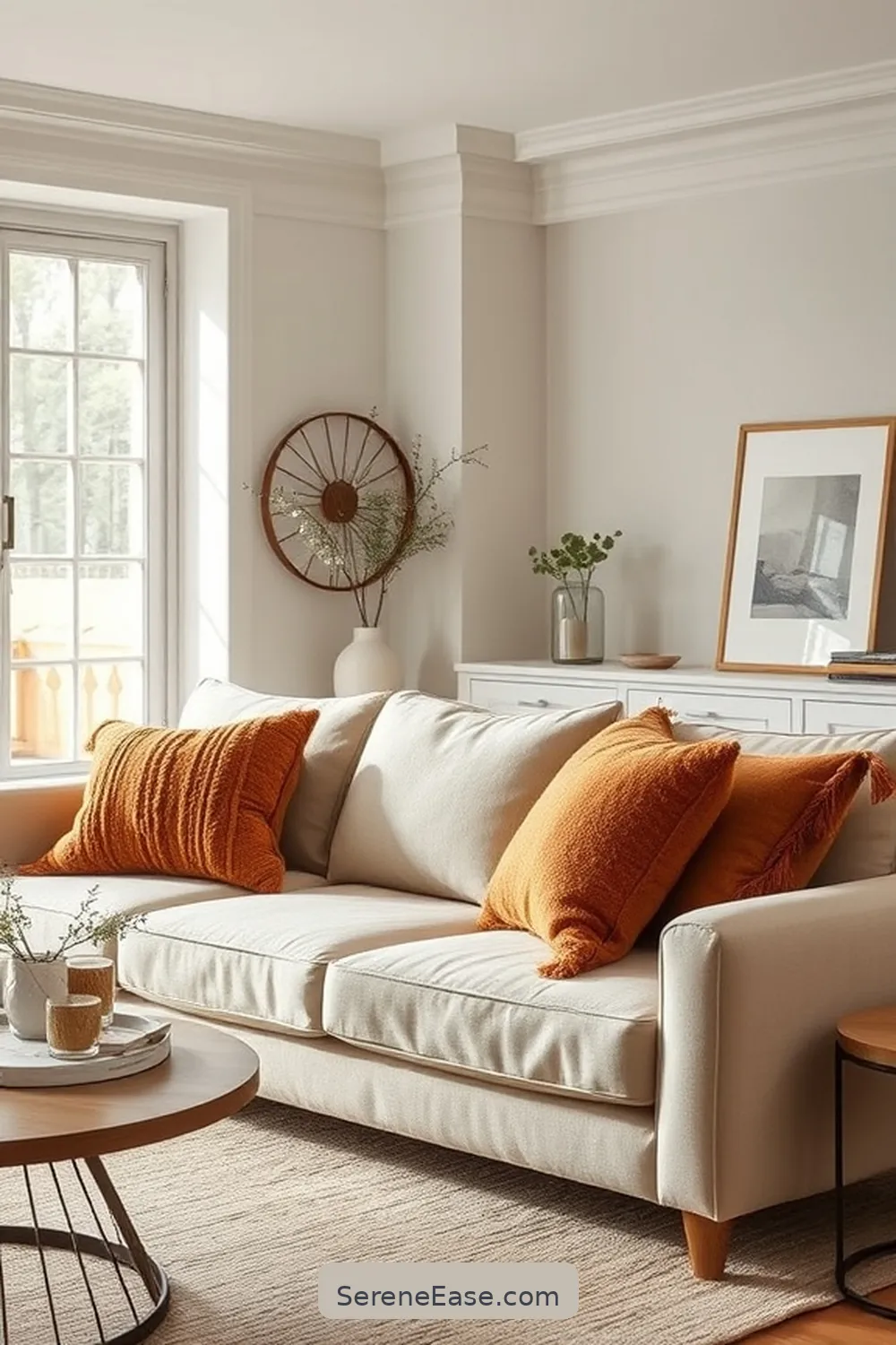 24 Ways to Incorporate Earth Tones in a Scandinavian Style Living Room 15 Utilize Statement Pillows for 24 Ways to Incorporate Earth Tones in a Scandinavian Style Living Room