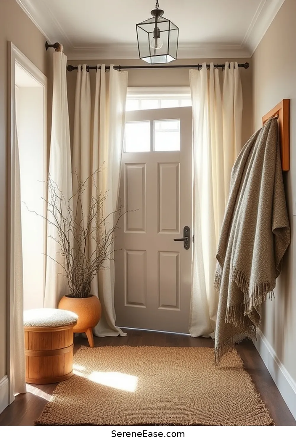 24 Ways to Incorporate Neutral Tones in a Modern Farmhouse Entryway Style 10 Layer Different Fabrics for 24 Ways to Incorporate Neutral Tones in a Modern Farmhouse Entryway Style