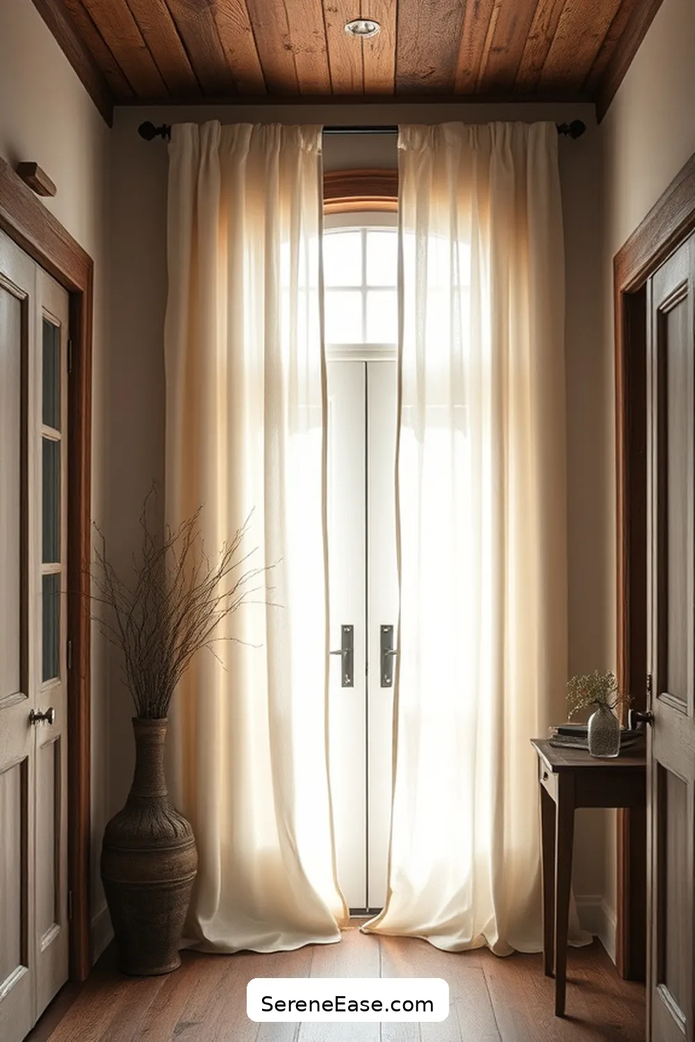 24 Ways to Incorporate Pastels in Rustic Entryway Style 23 Pastel Window Treatments for 24 Ways to Incorporate Pastels in Rustic Entryway Style