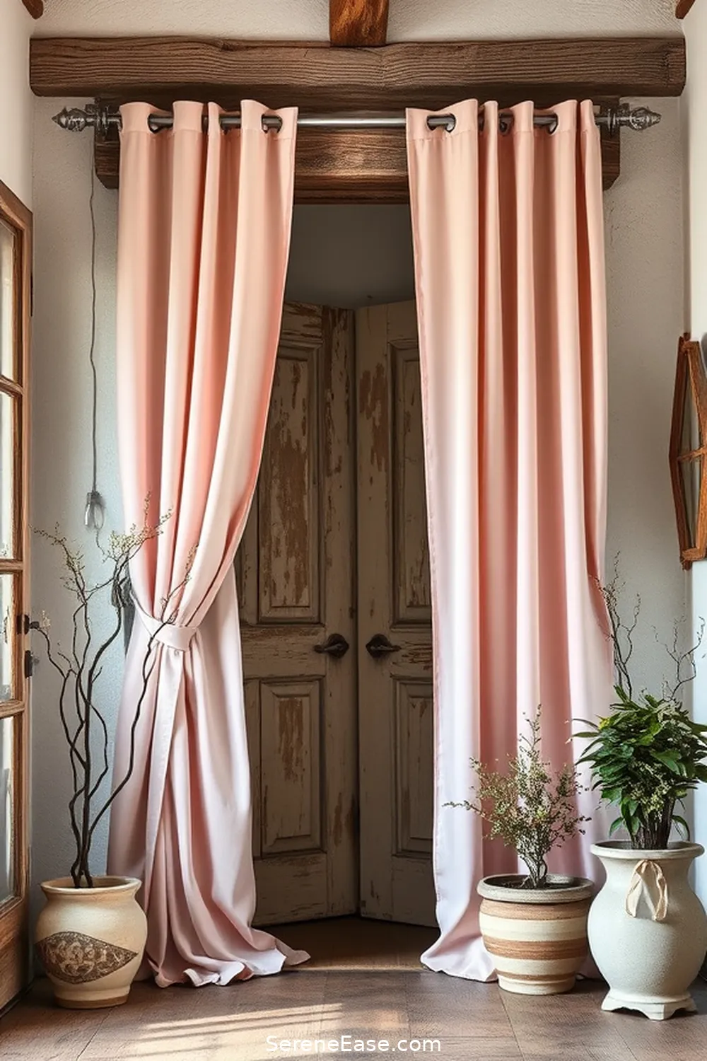 24 Ways to Incorporate Pastels in Rustic Entryway Style 12 Soft Pastel Curtains for 24 Ways to Incorporate Pastels in Rustic Entryway Style