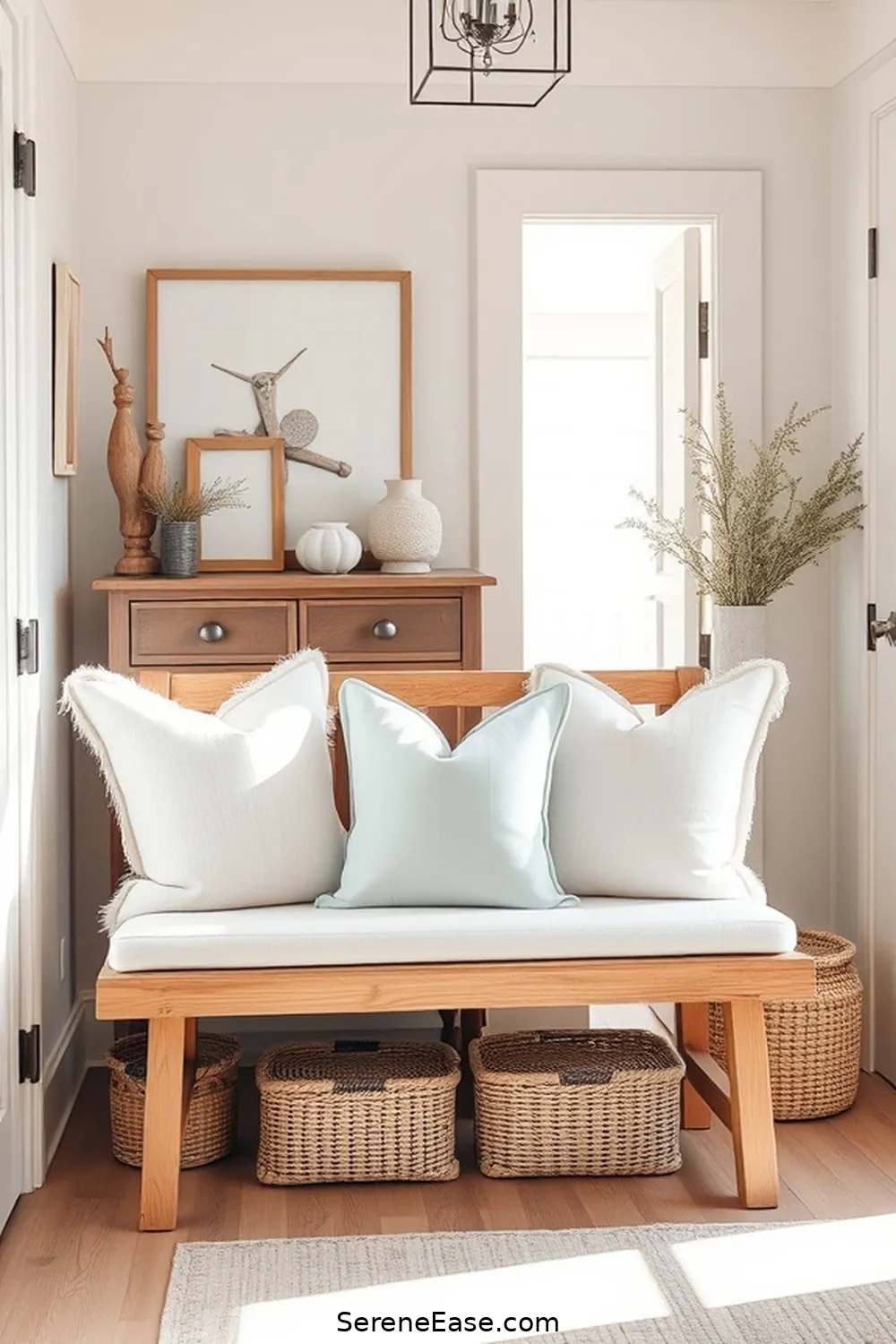 24 Ways to Incorporate Pastels in Your Coastal Entryway Style 5 Add Pastel Throw Pillows for 24 Ways to Incorporate Pastels in Your Coastal Entryway Style