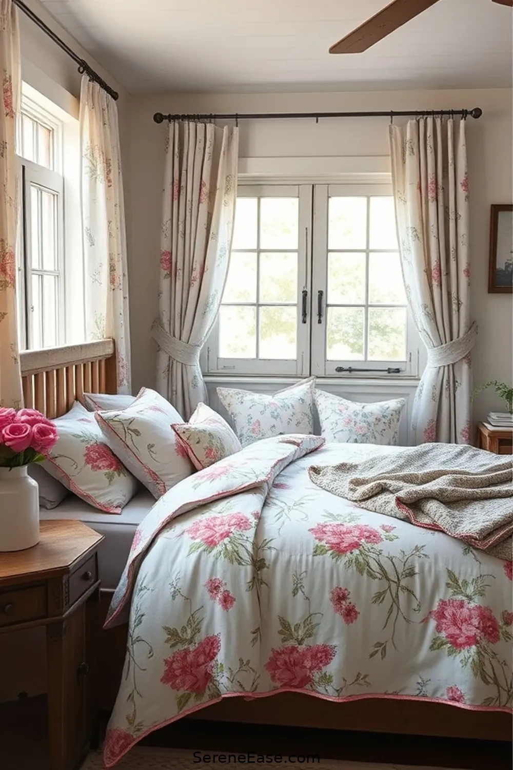 24 Ways to Incorporate Pastels in a Modern Farmhouse Bedroom Style 17 Floral Pastel Patterns for 24 Ways to Incorporate Pastels in a Modern Farmhouse Bedroom Style