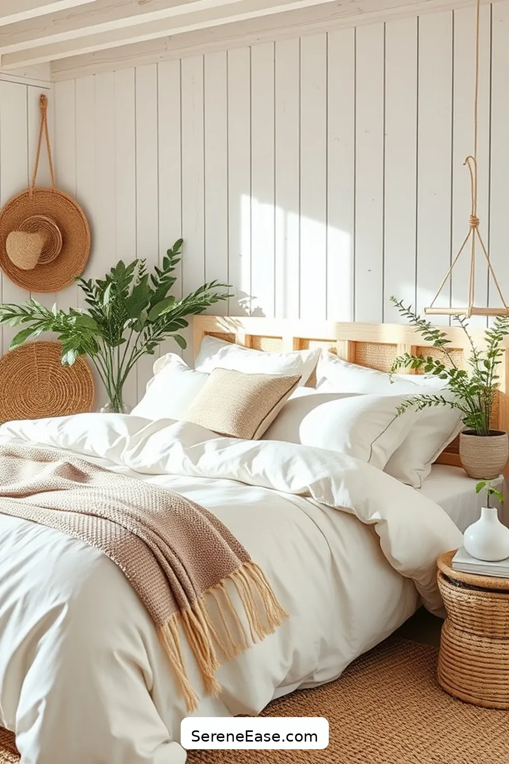 24 Ways to Incorporate Pastels in a Modern Farmhouse Bedroom Style 21 Mixing Pastels With Natural Textures for 24 Ways to Incorporate Pastels in a Modern Farmhouse Bedroom Style