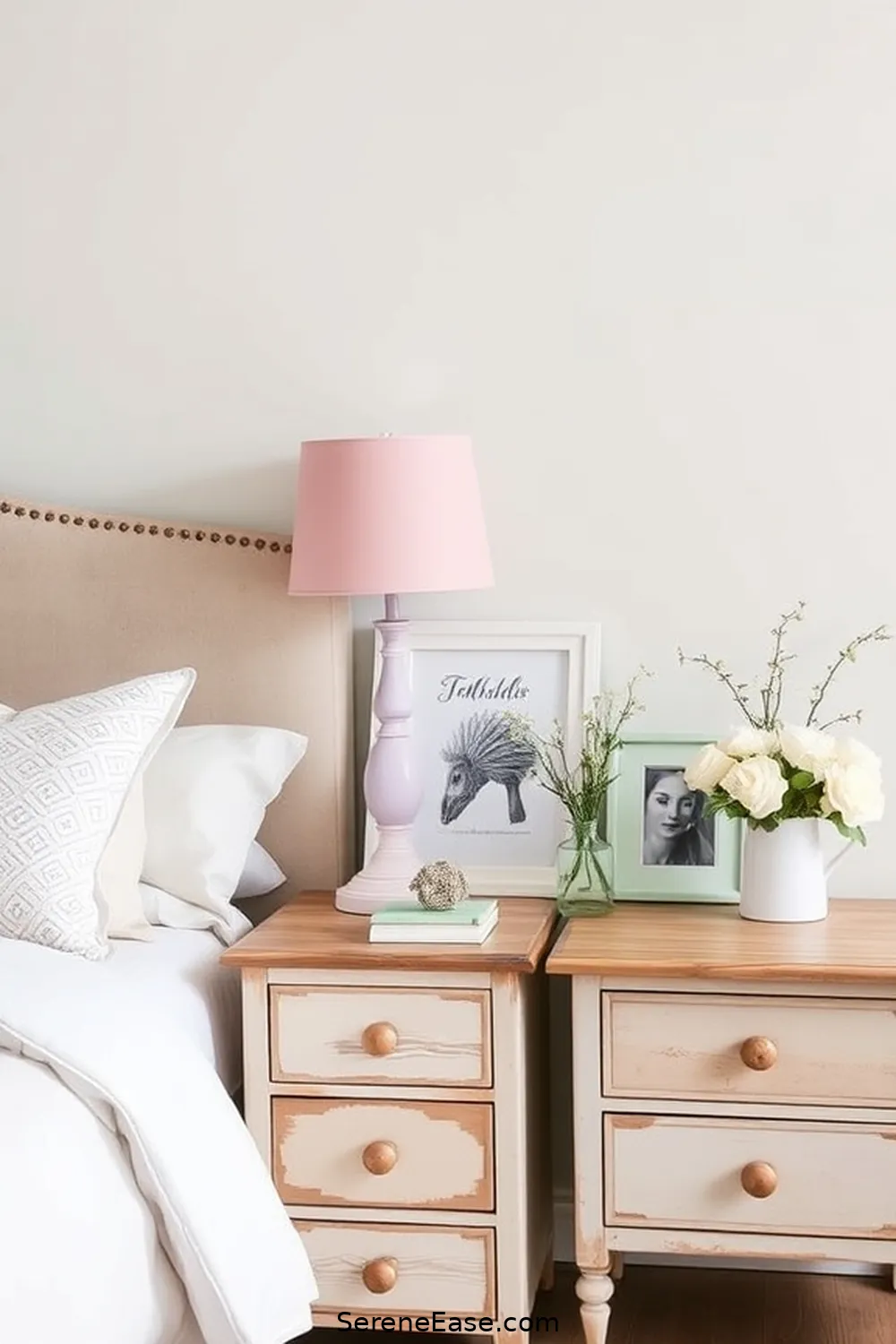 24 Ways to Incorporate Pastels in a Modern Farmhouse Bedroom Style 20 Pastel Bedside Accessories for 24 Ways to Incorporate Pastels in a Modern Farmhouse Bedroom Style