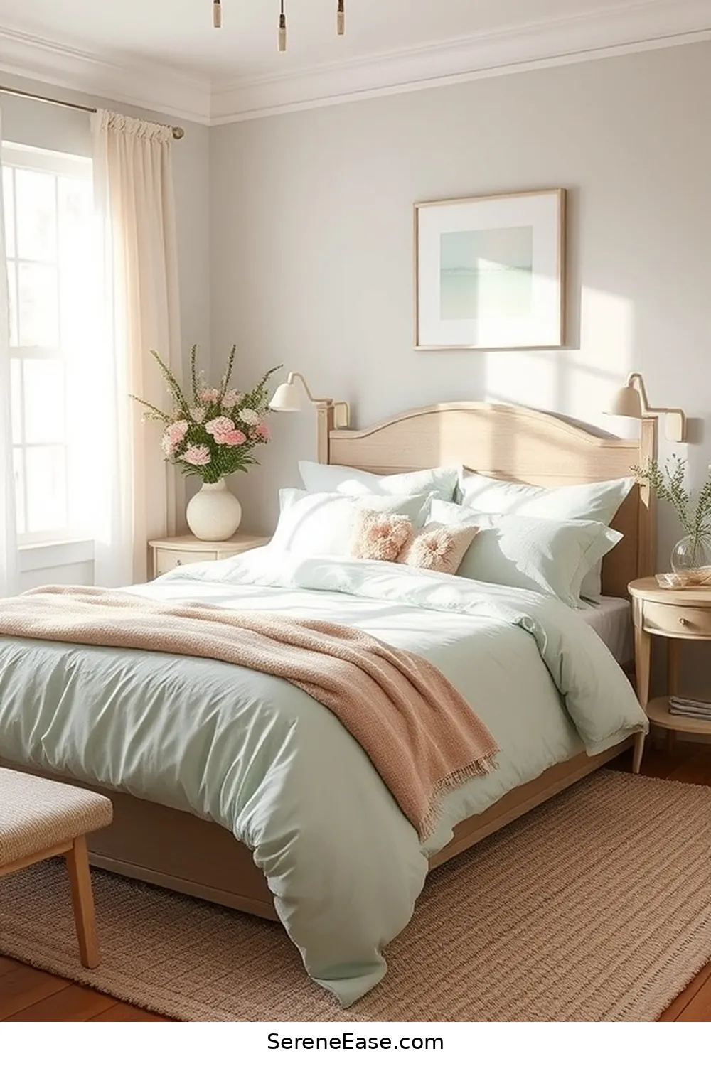 24 Ways to Incorporate Pastels in a Modern Farmhouse Bedroom Style 2 Soft Pastel Bedding Choices for 24 Ways to Incorporate Pastels in a Modern Farmhouse Bedroom Style