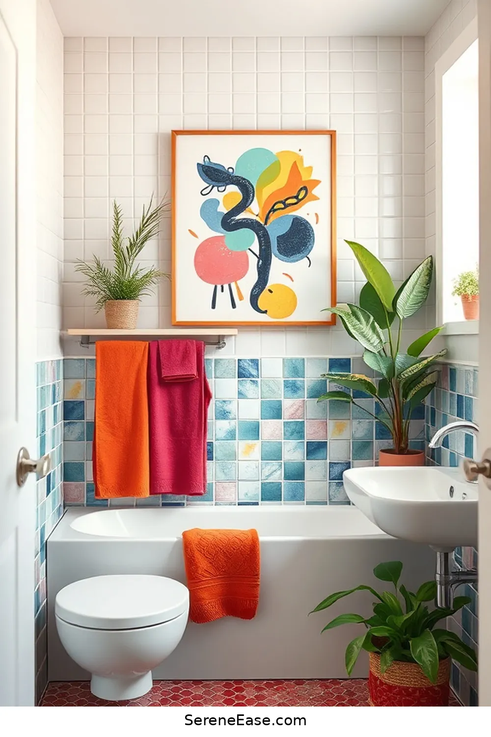 24 Ways to Infuse Bold and Bright Colors in Scandinavian Style Bathrooms 25 Personalized Colorful Accents for 24 Ways to Infuse Bold and Bright Colors in Scandinavian Style Bathrooms