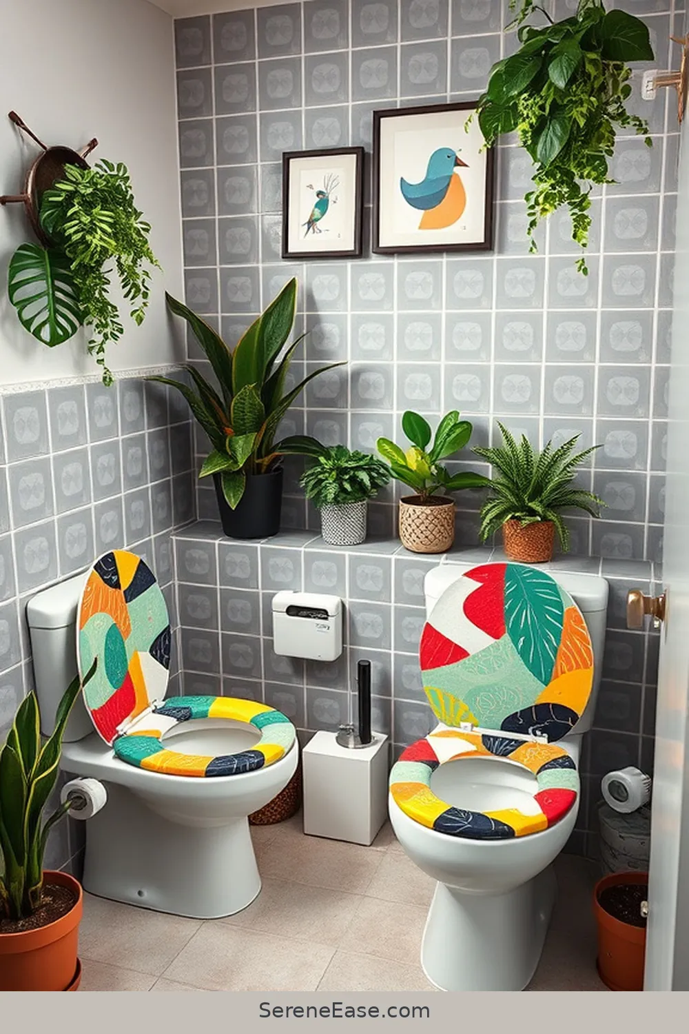 24 Ways to Infuse Bold and Bright Colors in Scandinavian Style Bathrooms 24 Quirky Toilet Seat Designs for 24 Ways to Infuse Bold and Bright Colors in Scandinavian Style Bathrooms