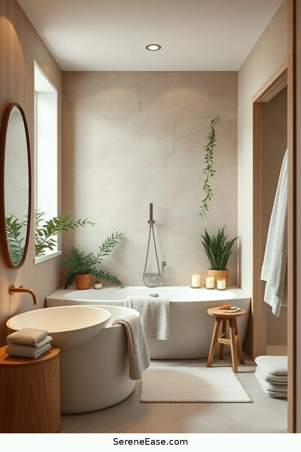 24 Ways to Use Neutral Tones in Scandinavian Style Bathrooms 15 Create a Spa-Like Atmosphere for 24 Ways to Use Neutral Tones in Scandinavian Style Bathrooms