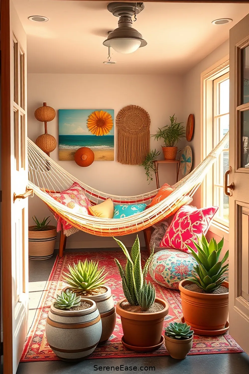 25 Bold and Bright Coastal Style Ideas for Your Garage 15 Create a Relaxation Corner for 25 Bold and Bright Coastal Style Ideas for Your Garage